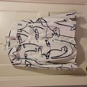 Long / short sleeve blouse.